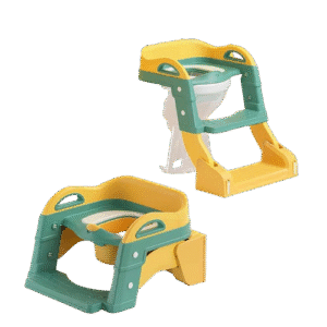 3in1 Potty Training Toilet Seat with Step Stool Ladder – Yellow
