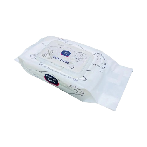 Baby Cotton Soft Creme Cleaning Wipes (70 Sheets)