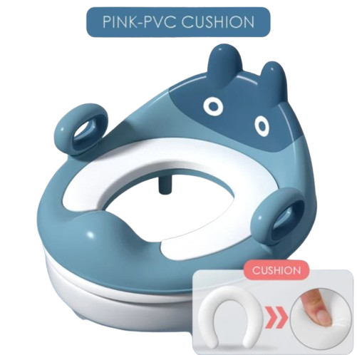 Baby Potty Training Seat With Soft Cushion – Blue