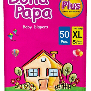 Bona Papa Plus Diapers - Plus Junior Pack XL Size 5 - 50 Pcs - 11 to 25 KG