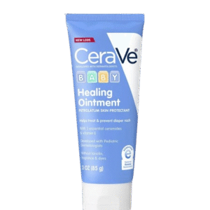 CeraVe Baby Healing Ointment – Diaper Rash Cream for Babies Lanolin-Free, Fragrance-Free, Pediatrician Tested – 3oz Tube