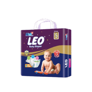 Leo Baby Diapers – Size 5 (X-Large) – Super Mega Pack (72 Pcs)