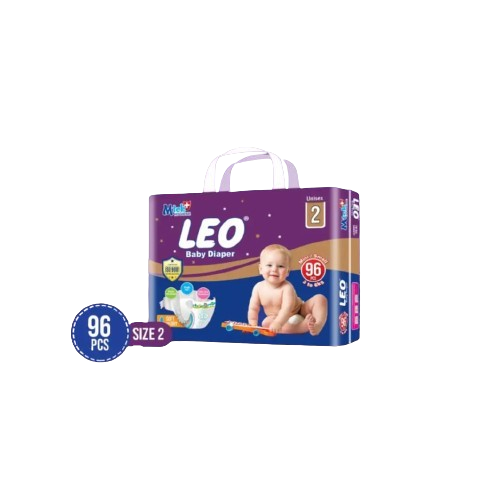 Leo Diapers (Small Size 2) 96 pieces pack