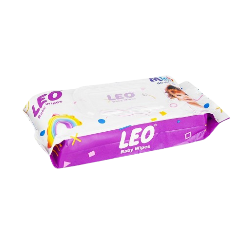 Leo Pure Care Aloe And Vitamin E, Baby Wipes, 80-Pack