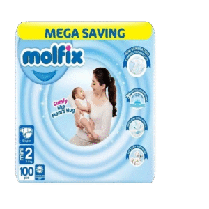 Molfix Diapers Size 2 (Mini – 100 Pcs)