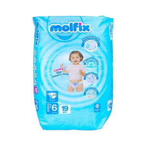 Molfix Diapers Size 6 Extra Large (XL) – 19 Pcs Pack For 15+ kg Babies