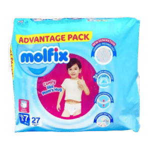 Molfix Pants No.7 – XXL, 19+ kg – Advantage Pack (27 Pants)