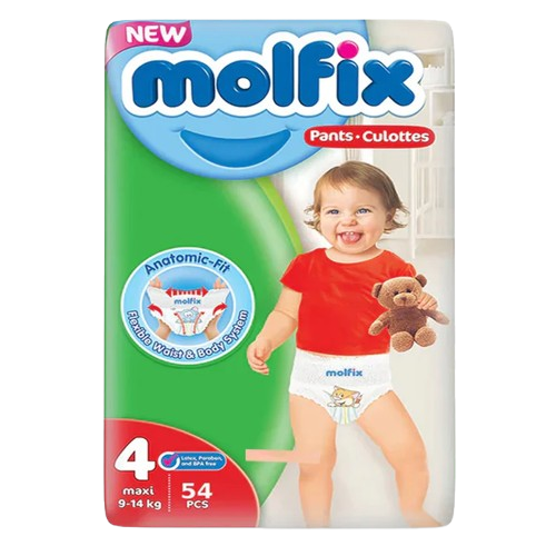 Molfix Pants – Size 4 (Maxi) – Pack of 54