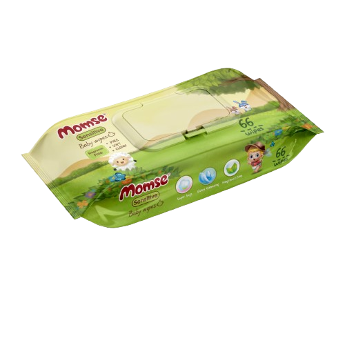 Momse Wipes Regular - 66 Pcs