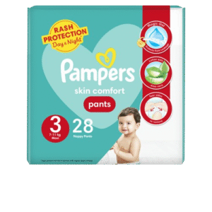 Pampers Pants Baby Diapers (Size 3 Medium, 28 Pcs)