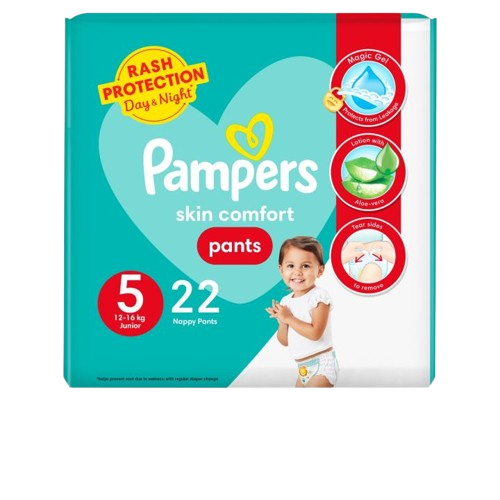 Pampers Pants Baby Diapers (Size 5 Junior, 22 Pcs)