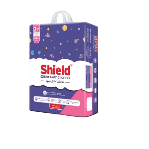 Premium Baby Diaper Mega Pack – Size 2 Small (3–6 Kg) – 68 Pcs