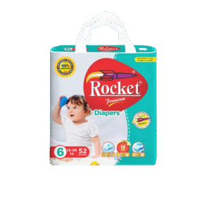 Rocket Diapers Size 6 XXL Jumbo Pack 52 Pcs