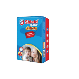 Shield Baby Diapers Large Size 4 (7–18kg) – 40 Diapers