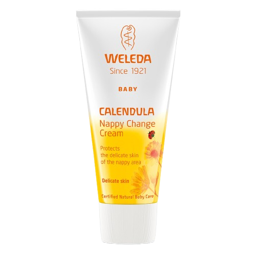 WELEDA Calendula Baby Cream - Protects Sensitive Baby Skin Against Soreness - The Ideal Care for The Diaper Area - Cares Gently & soothes Skin - Promotes Skin Regeneration - 75 ml