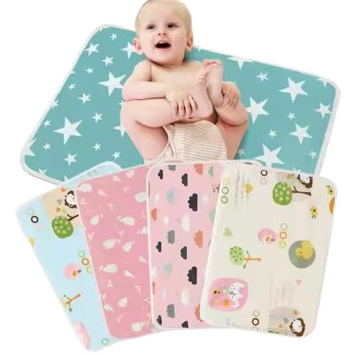 3 Pcs Baby Diaper Changing Pad | Waterproof Bed Protector