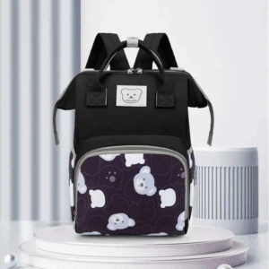Baby Diaper Bag Backpack (Waterproof) – Bear Black Sunshine