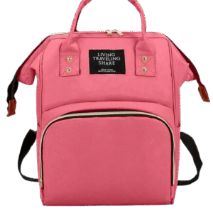 Baby Diaper Bag (Waterproof) Dark Peach