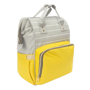 Baby Diaper Bag (Waterproof) Yellow & Grey – Sunshine