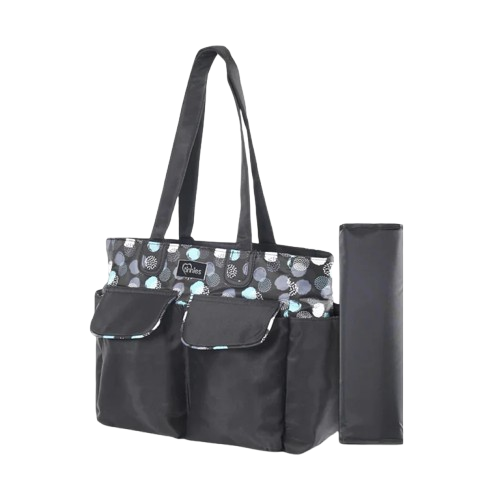 Tinnies Baby Diaper Bag Black