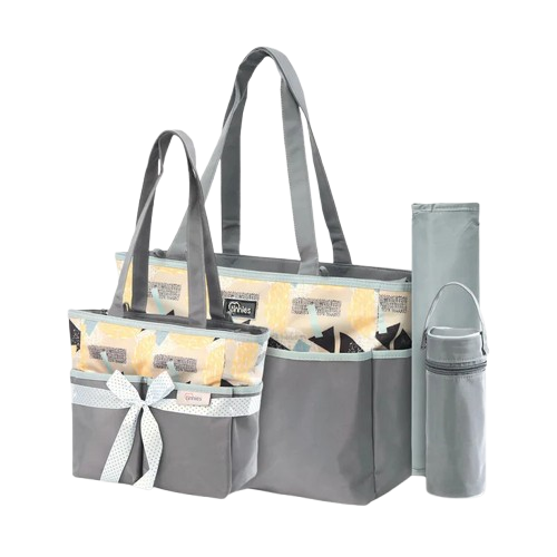 Tinnies Baby Diaper Bag Grey