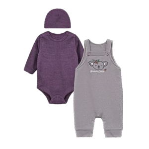 Baby Fleece Romper Set (Koala)