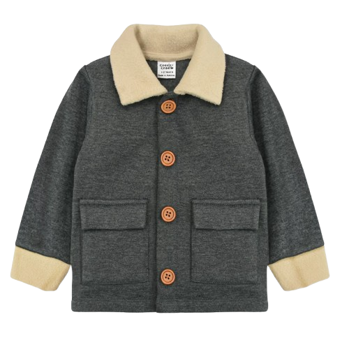 Fleece Button Down Jacket